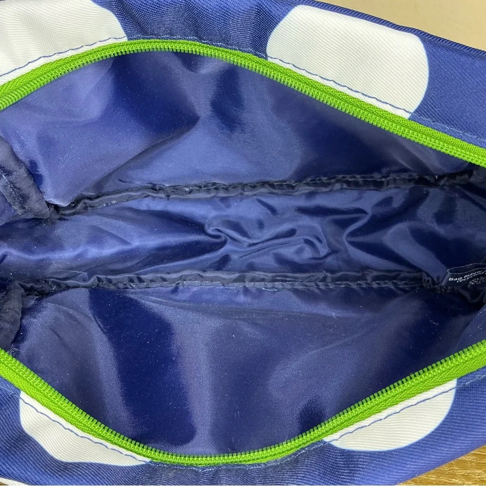 Clinique x kate spade White & Navy Cosmetic Bag